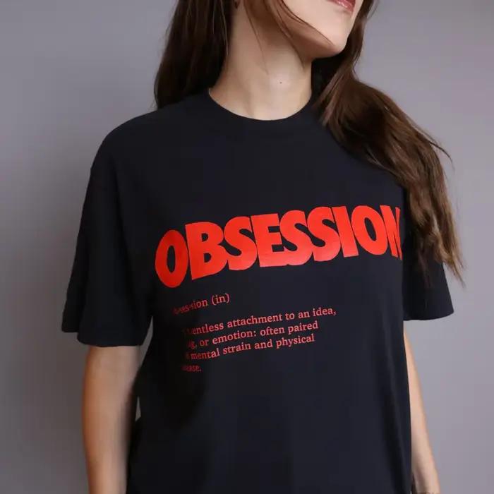 T-Shirt Obsession Definition avec image de film