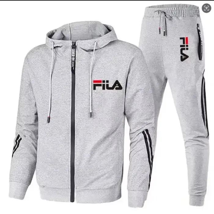 Ensemble de jogging deux pièces pour homme 2026 : veste zippée printemps-automne et pantalon de sport pour le basketball et le fitness