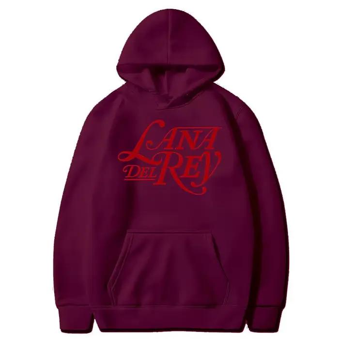 Lana Del Rey Logo sweat à capuche léger hommes mode à manches longues sweats femmes décontracté Harajuku Streetwear