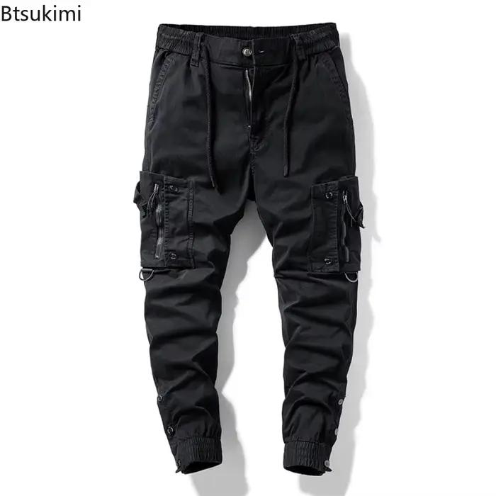 Pantalon Cargo Homme – Jogging Décontracté Confortable Multi-Poches