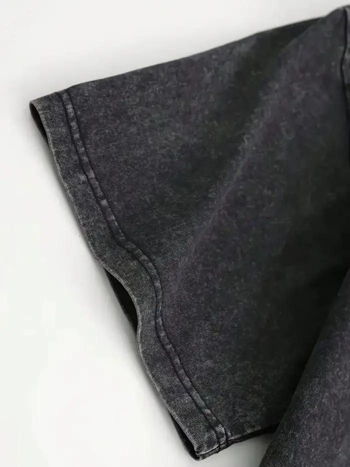 T-shirt rétro années 90 effet vieilli avec motif poupée emoji