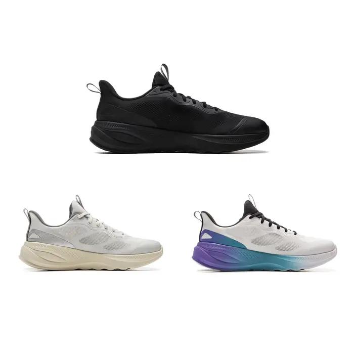 Li-Ning SOFT GO 2 V4 – chaussures de style de vie pour hommes, coussin COMFOAM, confortables, respirantes, baskets décontractées élégantes, AGLV091