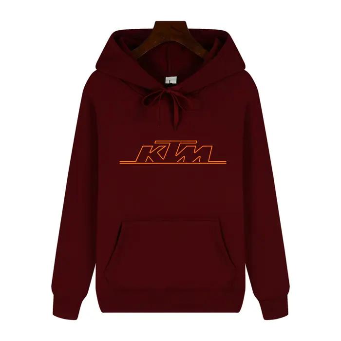 Sweat-shirt à capuche avec logo KTM pour homme, sweat-shirt de course moto, pull décontracté, streetwear, sweat-shirt à manches longues, automne hiver