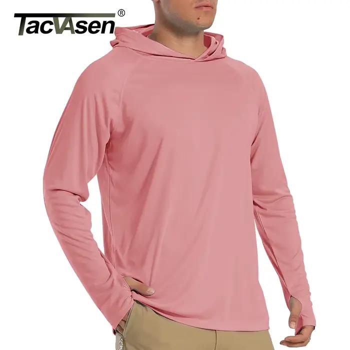 T-Shirt Protection solaire TACVASEN pour Hommes Résistant aux UV Léger Décontracté Séchage Rapide Occasions Extérieures Activités Physiques