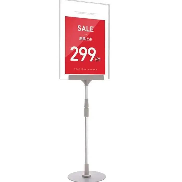 Support de bannière A4 pour magasin de vêtements, affiche d'affichage publicitaire, Placement de bureau, cadre en acrylique