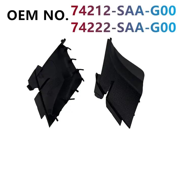 Couvercle de charnière de capot moteur de voiture, capot LHD, capuchon supérieur, adapté pour HONDA FIT JAZZ GD1 GD3 2005-2008 URA back, 74212-SAA-G00 74222-SAA-G00