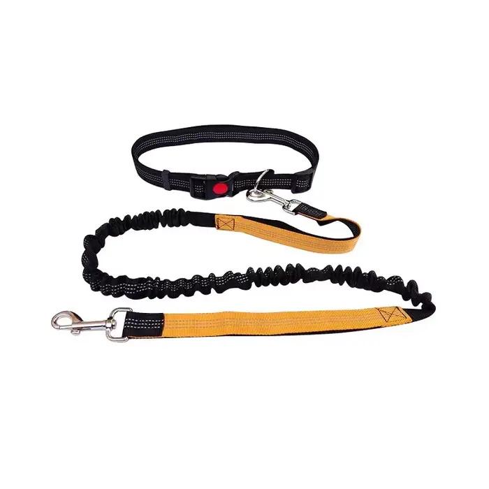 Laisse de chien mains libres pour animaux de compagnie, accessoires de marche pour chiens, course à pied, Jogging, laisse de chien réglable, ceinture de poitrine, corde de Traction