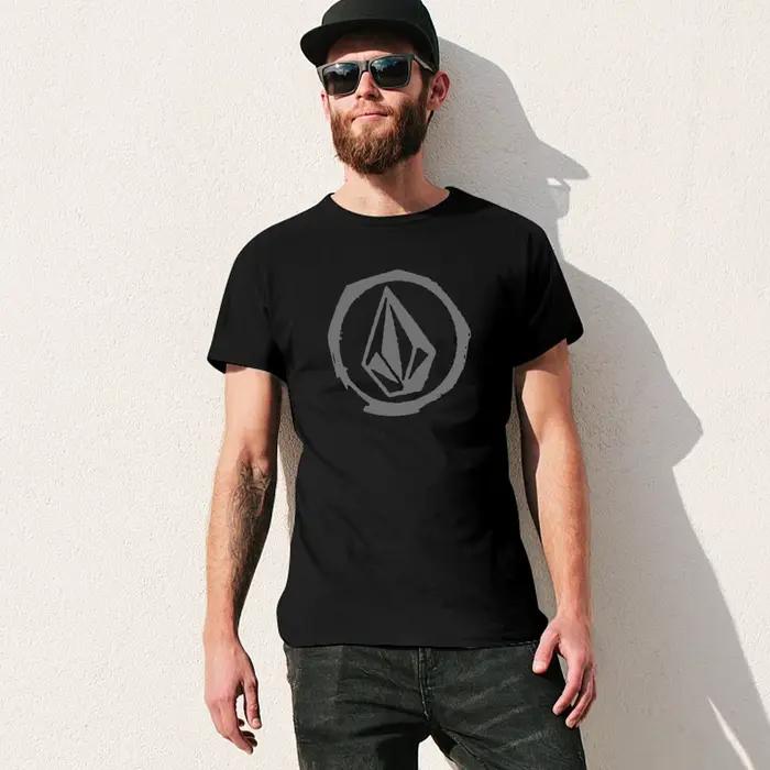 T-shirt graphique avec logo Silver Diamond pour hommes