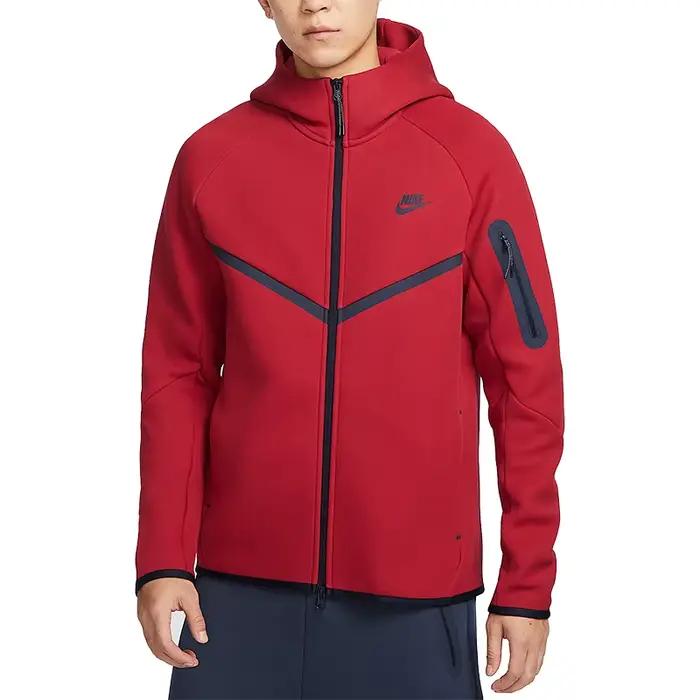 Nike officiel authentique automne nouveau hommes tricoté chaud à capuche Patchwork veste HV0950-687