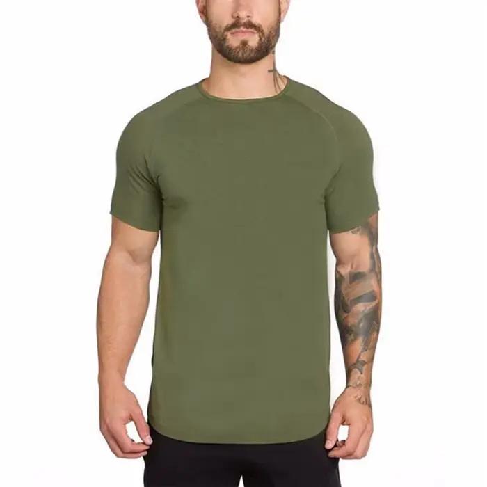 T-shirt à manches courtes et col en V pour homme en coton, ajustement slim, adapté pour le running et le yoga, pour une utilisation toute l'année, blanc, gris foncé, rose, vert armée, noir, printemps, été, automne, hiver