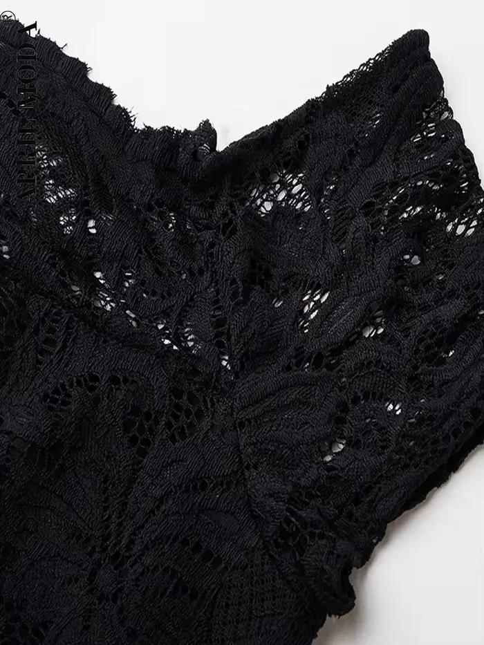 Femmes Vintage robe en dentelle formelle rouge noir vert Slash cou Tulle Midi Jurken Chic rétro gothique années 50 robes trapèze vêtements de fête