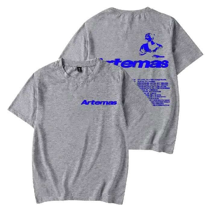 Artemas-T-shirt col rond manches courtes homme et femme