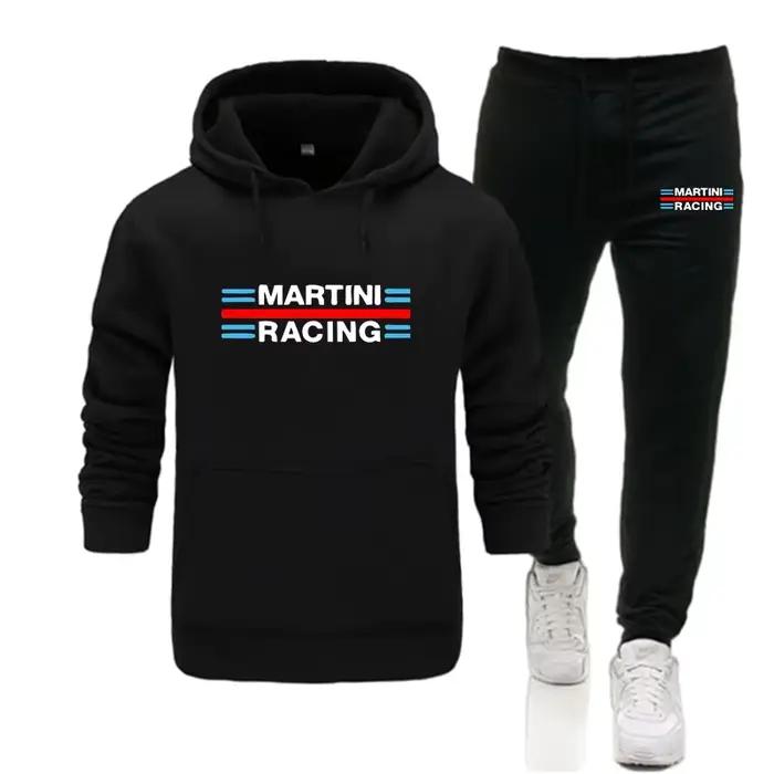 2025 nouveau Martini Racing sweat à capuche costume hommes mode sweat à capuche marque pantalon décontracté Jogging costume tenue de sport sweat automne hiver