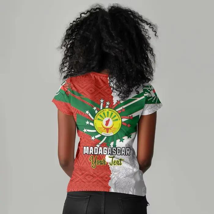 T-shirt décontracté léger à imprimé Madagascar