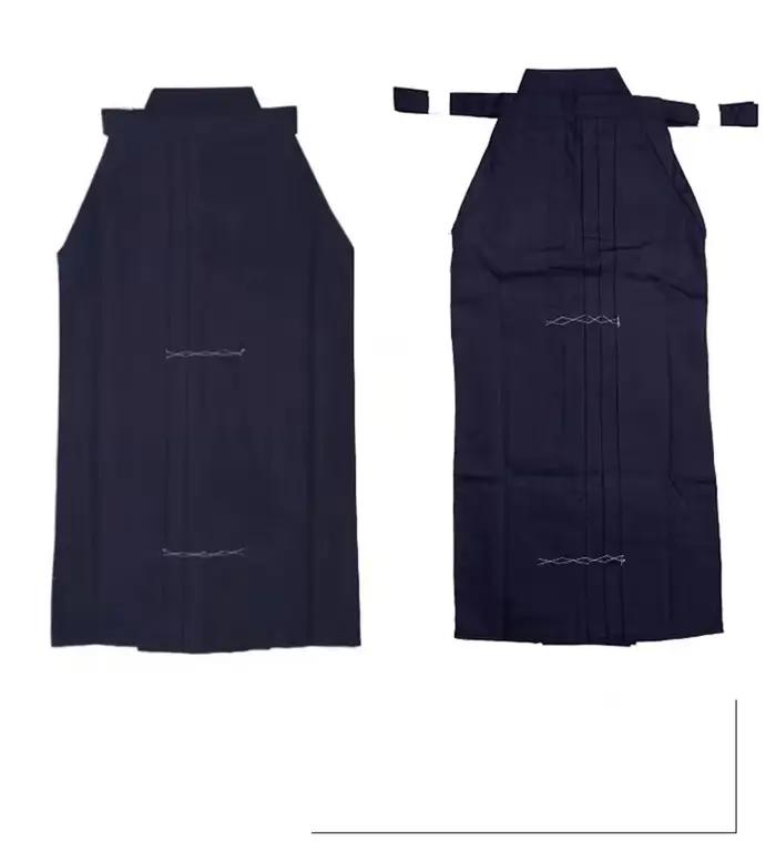Aikido Gi uniforme Hapkido pantalon Kendo Hakama noir bleu blanc samouraï japonais traditionnel hommes femmes enfants adultes Keikogi