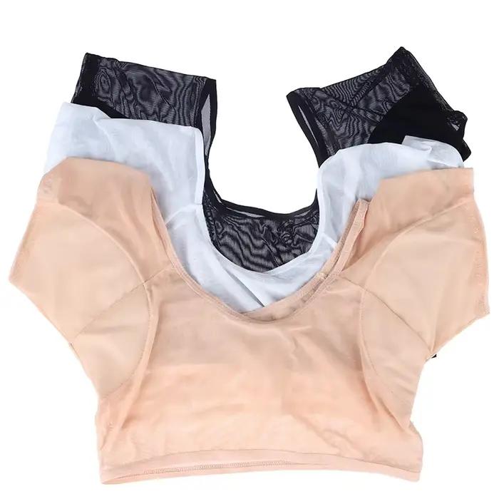 Coussinets anti-transpiration SHENGMEIYU sous les aisselles nylon rose rouge violette pour femmes et filles protection contre la sueur occassions sportives quotidiennes