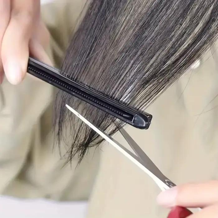 Peigne en V pour cheveux, coiffure, finition, lissage, attelle, outil de coiffure, clip spécial pour perruques