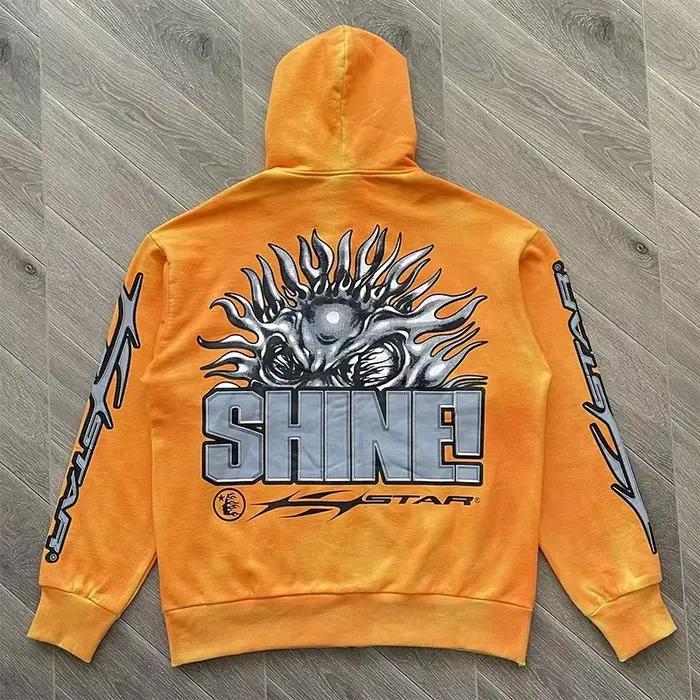 HS sun zip up sweat à capuche orange capsule 11