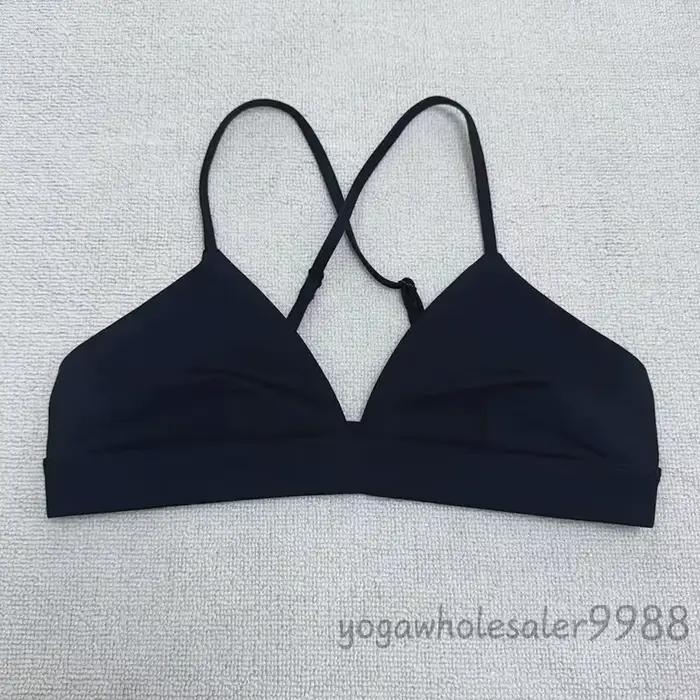 Débardeur de sport décontracté à col en V pour femme