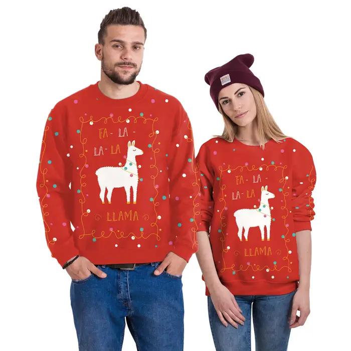 Sweat-shirt à capuche avec renne et arbre de noël pour hommes et femmes
