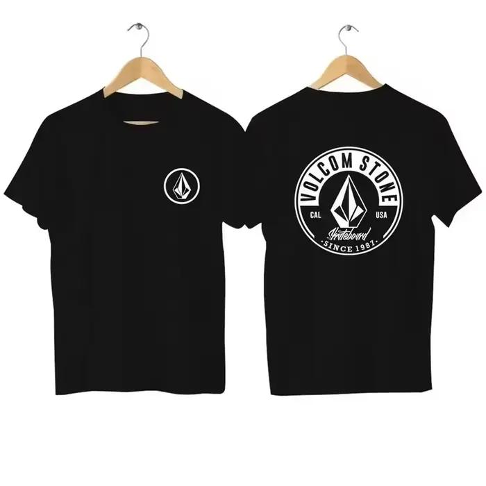 Volcom Stone Graphic Sports Tee-shirt pour homme, nouveauté, col rond, manches courtes, imprimé, pull-over