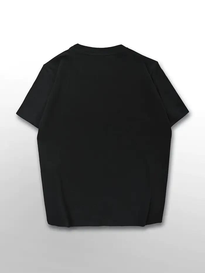BAD OMENS lettre motif col rond femmes T-shirt à manches courtes mode imprimé demi