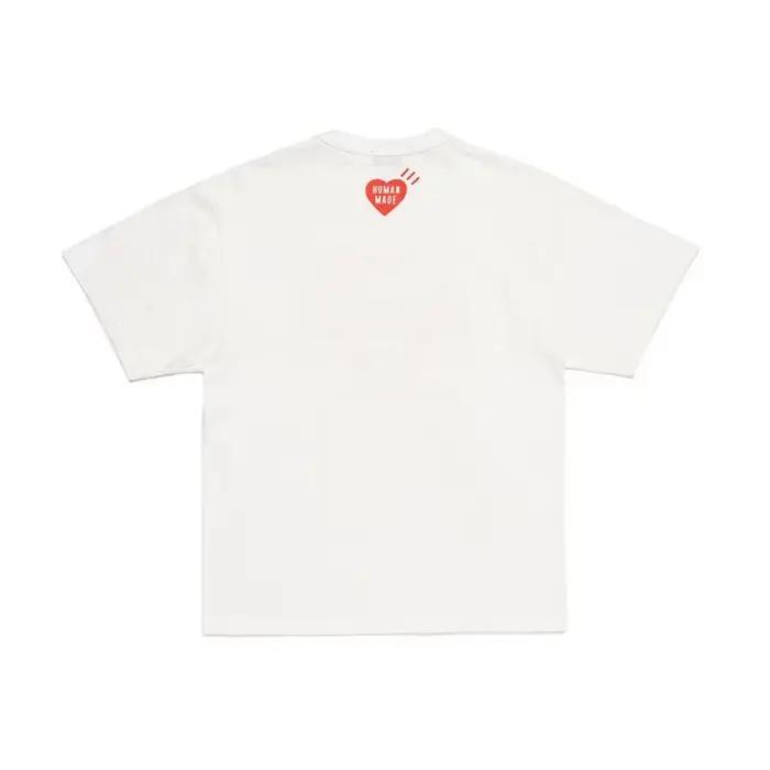 T-shirt à manches courtes avec logo cœur en collaboration avec HUMAN MADE