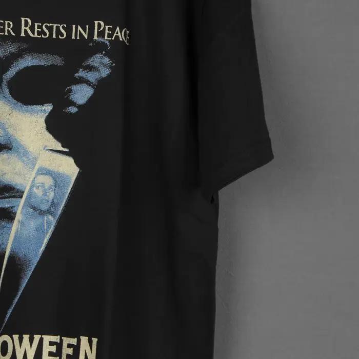 Michael Myers T-Shirt Halloween film d'horreur Jason Voorhees Leatherface vêtements pour hommes à manches courtes femmes coton chemise graphique