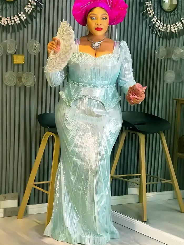 Robes de soirée africaines grande taille pour femmes