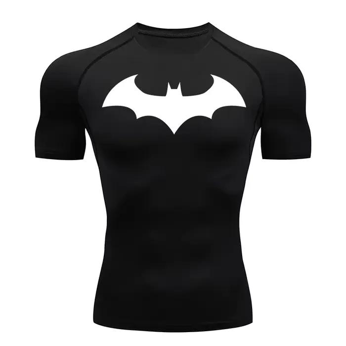 Chemises de Compression graphiques chauve-souris pour hommes