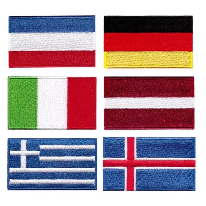 Islande 2.5 "drapeau brodé
