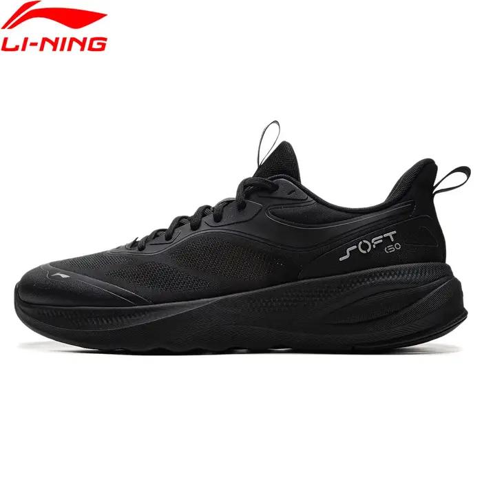 Li-Ning SOFT GO 2 V4 – chaussures de style de vie pour hommes, coussin COMFOAM, confortables, respirantes, baskets décontractées élégantes, AGLV091