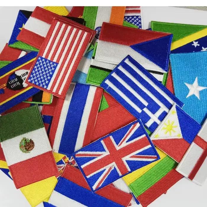 Islande 2.5 "drapeau brodé