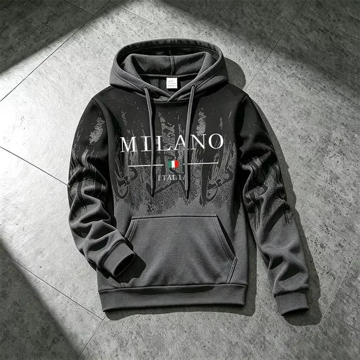 Nouvel Arrivage 2026 – Ensemble Survêtement Homme Tendance Italie : Sweat à Capuche et Pantalon de Jogging Sport Décontracté 2 Pièces