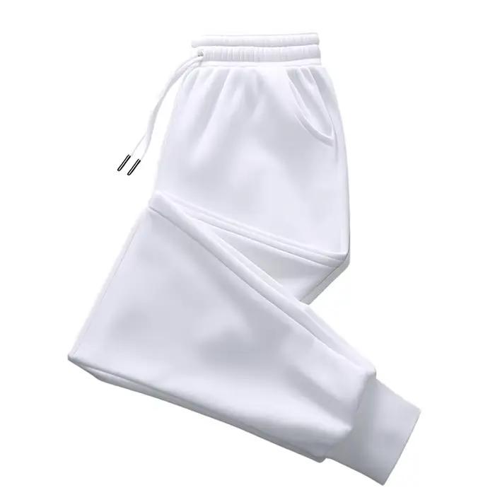 Homme femmes pantalons de survêtement toutes saisons haute qualité couleur unie cordon pantalon maison en plein air