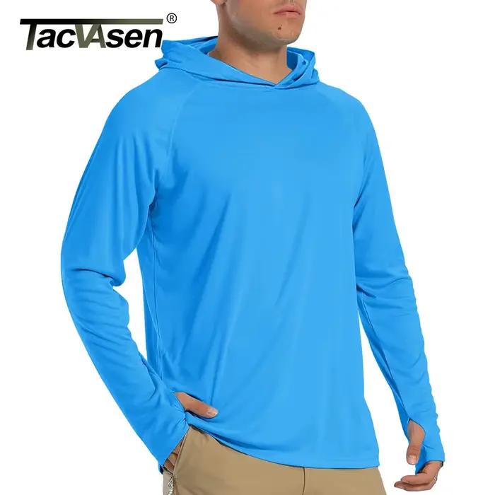 T-Shirt Protection solaire TACVASEN pour Hommes Résistant aux UV Léger Décontracté Séchage Rapide Occasions Extérieures Activités Physiques