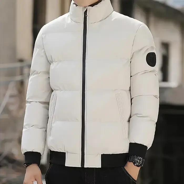 Veste chaude en coton pour hommes - Tendance de la mode hiver 2025