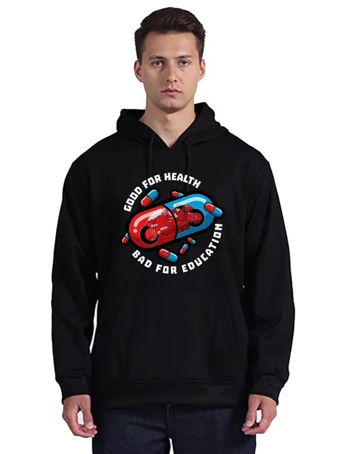 Akira Anime sweat à capuche graphique hommes Vintage coton