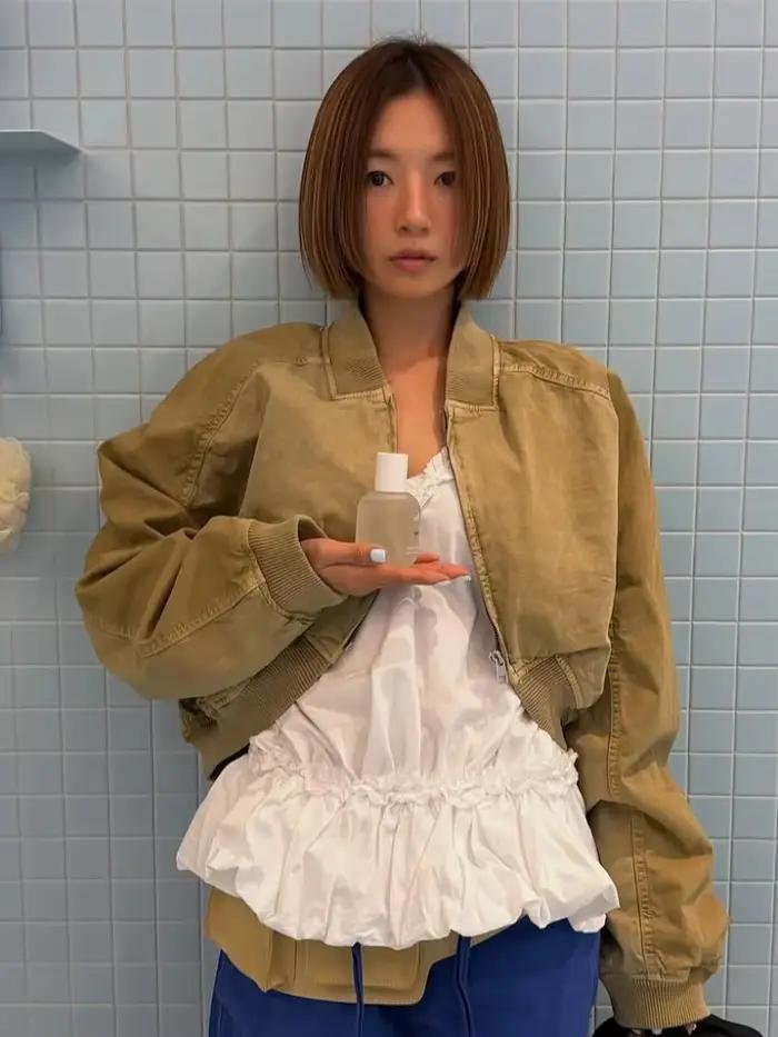 Blouson court pour femme