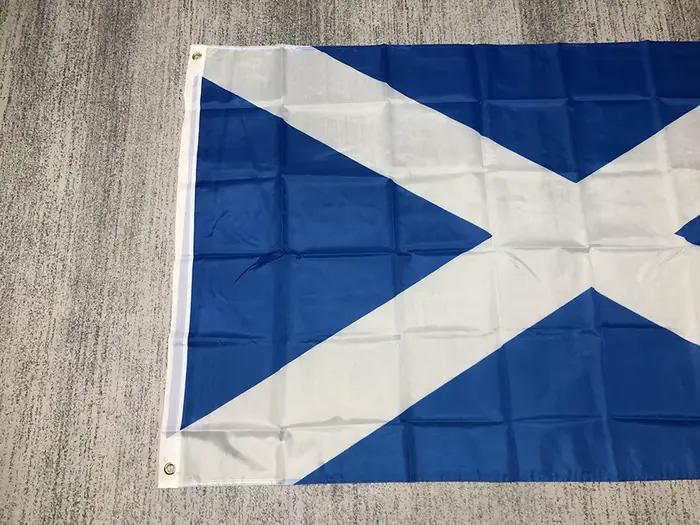 Drapeau de l'Écosse en Polyester à Double Pénétration
