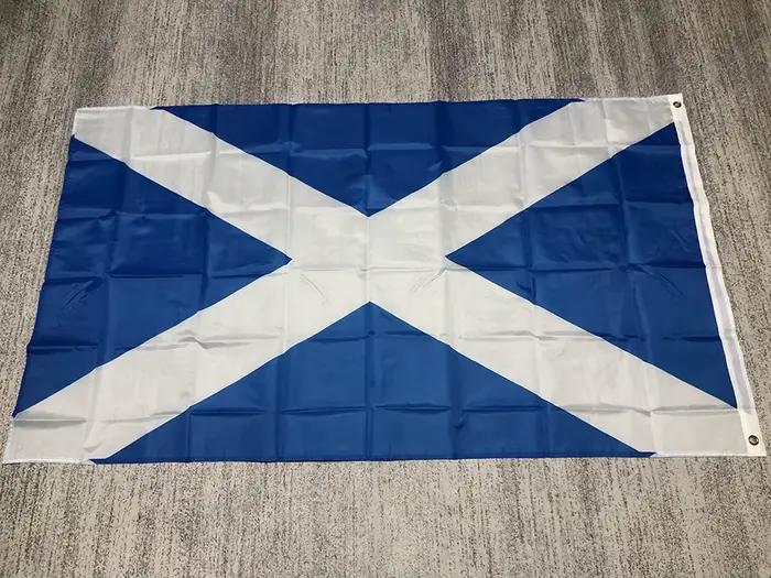 Drapeau de l'Écosse en Polyester à Double Pénétration