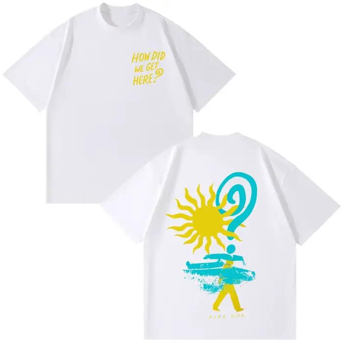 T-shirt imprimé Singer Louis Tomlinson How Did I Get Here Tour 2026 pour hommes et femmes, T-shirt Hip-hop en coton, décontracté, tendance esthétique