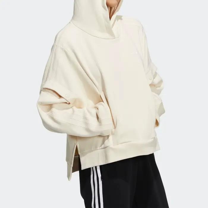 Adidas véritable trèfle femme confortable sport décontracté sweat à capuche HC6605