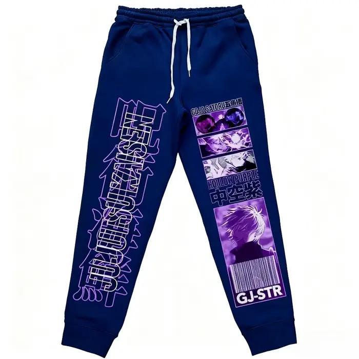 Pantalons de survêtement Gojo Satoru Jujutsu Kaisen unisexes pour cosplay et mode, coupes amples et matériaux de haute qualité pour un confort inégalé