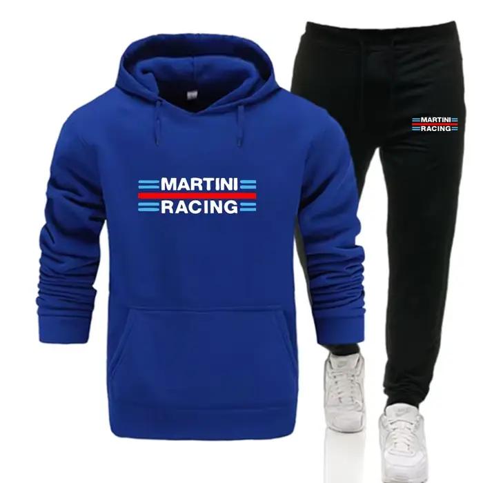 2025 nouveau Martini Racing sweat à capuche costume hommes mode sweat à capuche marque pantalon décontracté Jogging costume tenue de sport sweat automne hiver