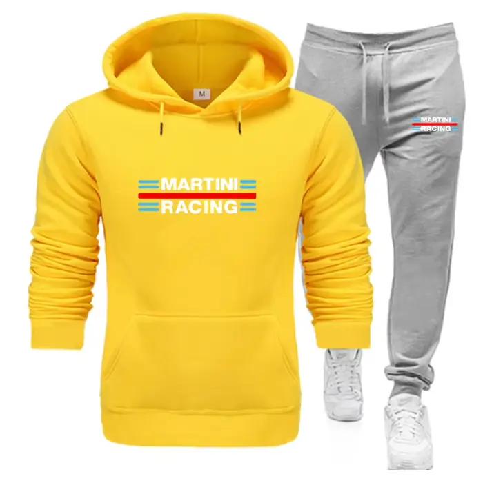 2025 nouveau Martini Racing sweat à capuche costume hommes mode sweat à capuche marque pantalon décontracté Jogging costume tenue de sport sweat automne hiver
