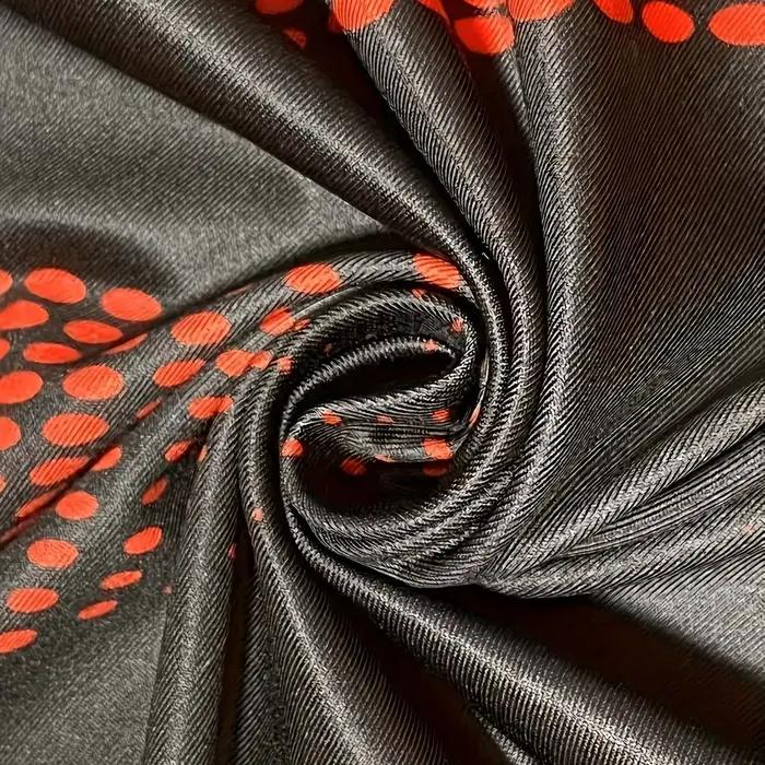 Chemise géométrique noire et rouge pour hommes