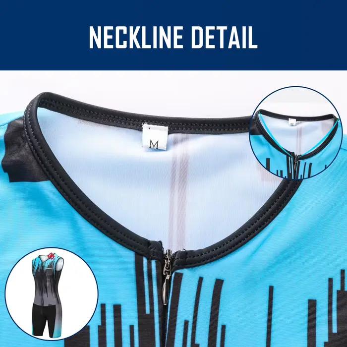 Combinaison de cyclisme sans manches multicolore Mieyco pour homme