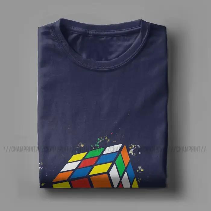 Drôle Cube de fusion Sheldon la théorie du Big Bang T-Shirts hommes 100% coton T-Shirts à manches courtes T-Shirts cadeau d'anniversaire vêtements