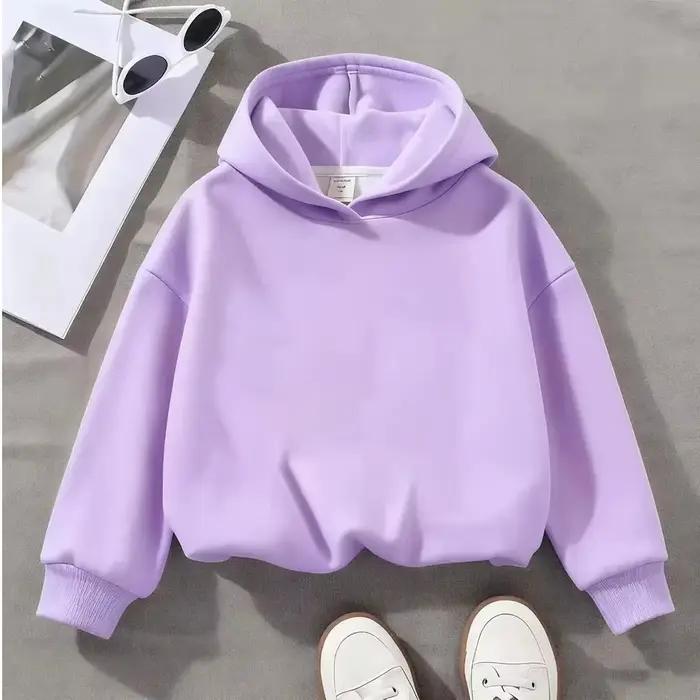 Sweat-shirts à capuche en coton pour enfants garçons et filles
